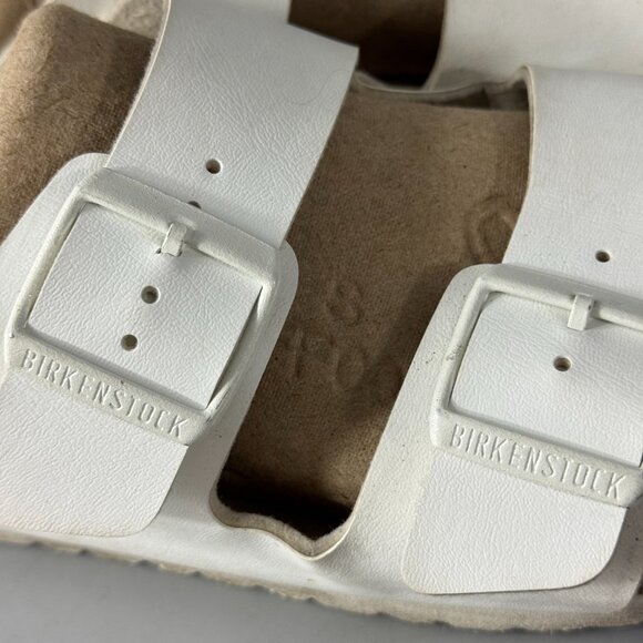 Birkenstock Unisex Arizona Slide Sandal - White - Size 41 main image 12